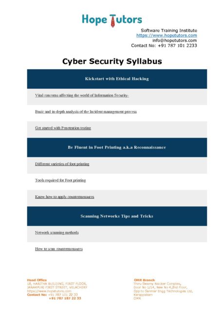 Cyber Security Syllabus-compressed | Hope Tutors